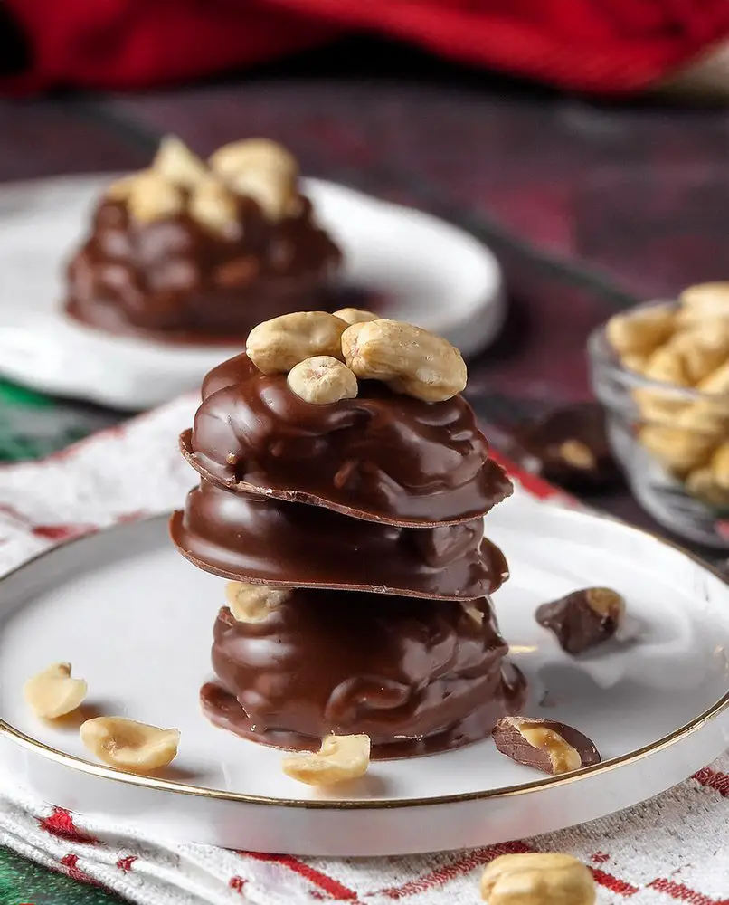 Chocolate Covered Peanuts Presentation Chocolate Peanut Clusters