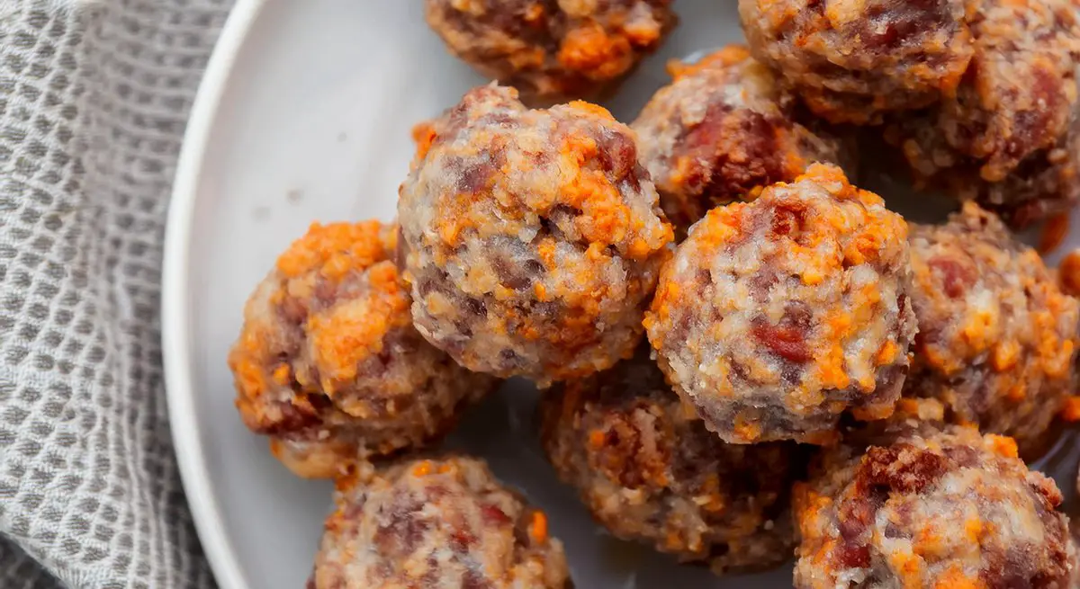 Sausage Balls Without Bisquick Recipe presentation