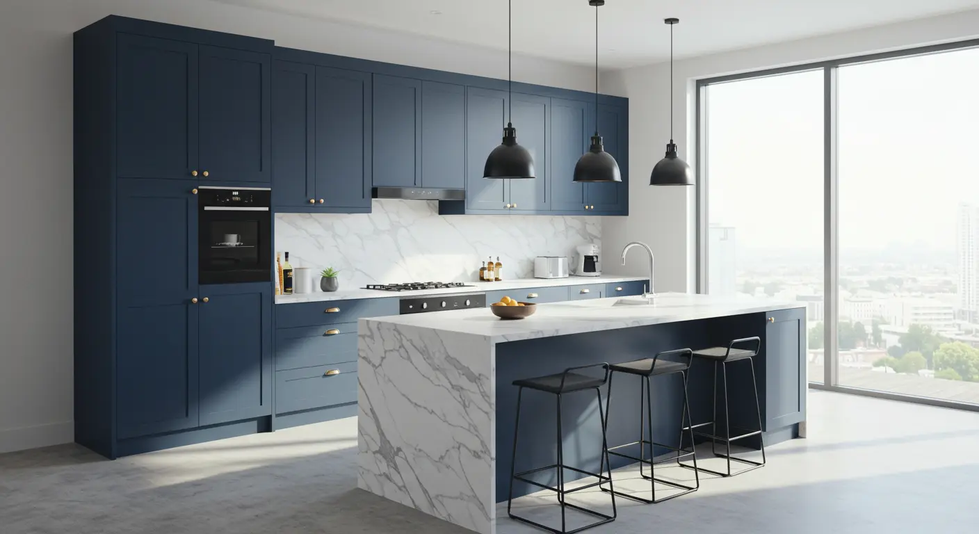 Blue Kitchen Decor