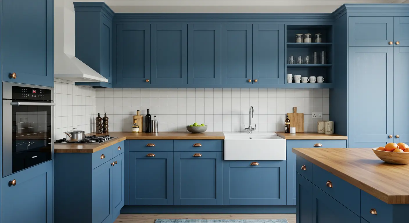 Beautiful Blue Kitchen Cabinets Design Ideas