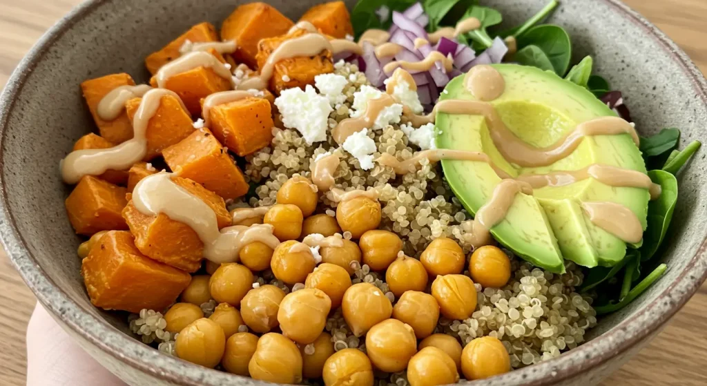 Sweet Potato and Chickpea Buddha Bowl