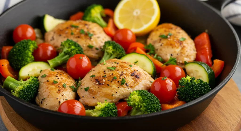 Gluten-Free Chicken and Veggie Skillet