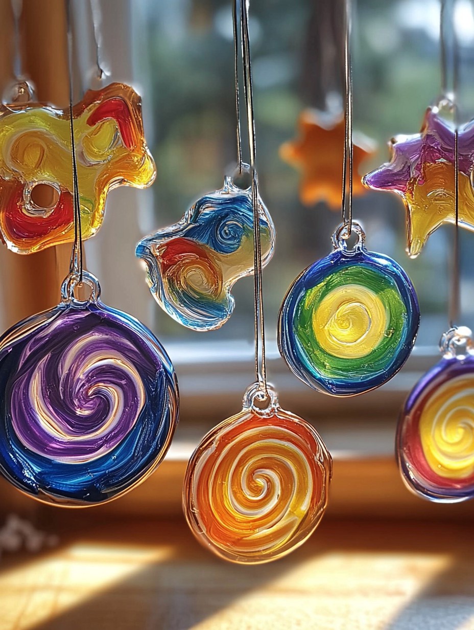 Sparkle with Cosmic Glue Suncatchers DIY