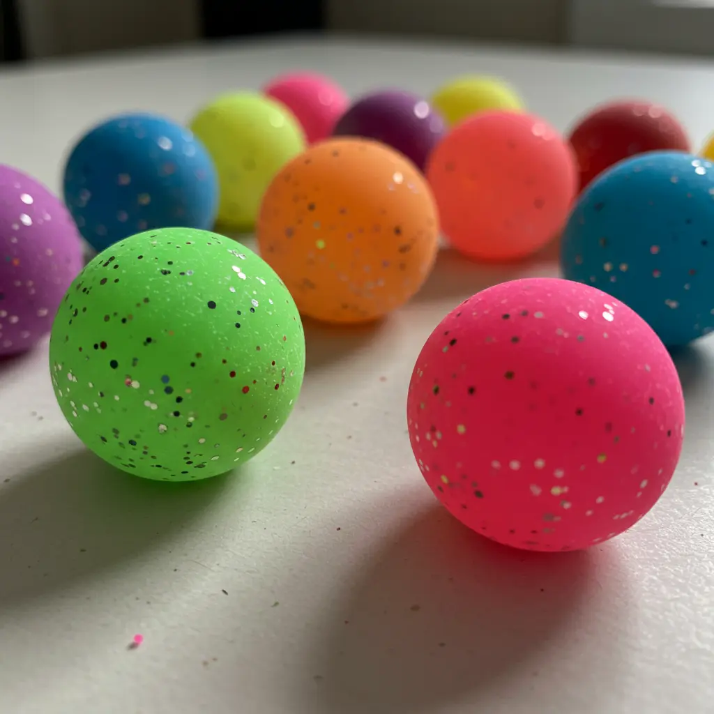 DIY super bouncy ball at home with glue, borax,