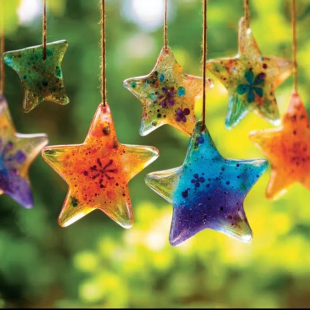 Crayon Star Sun Catchers