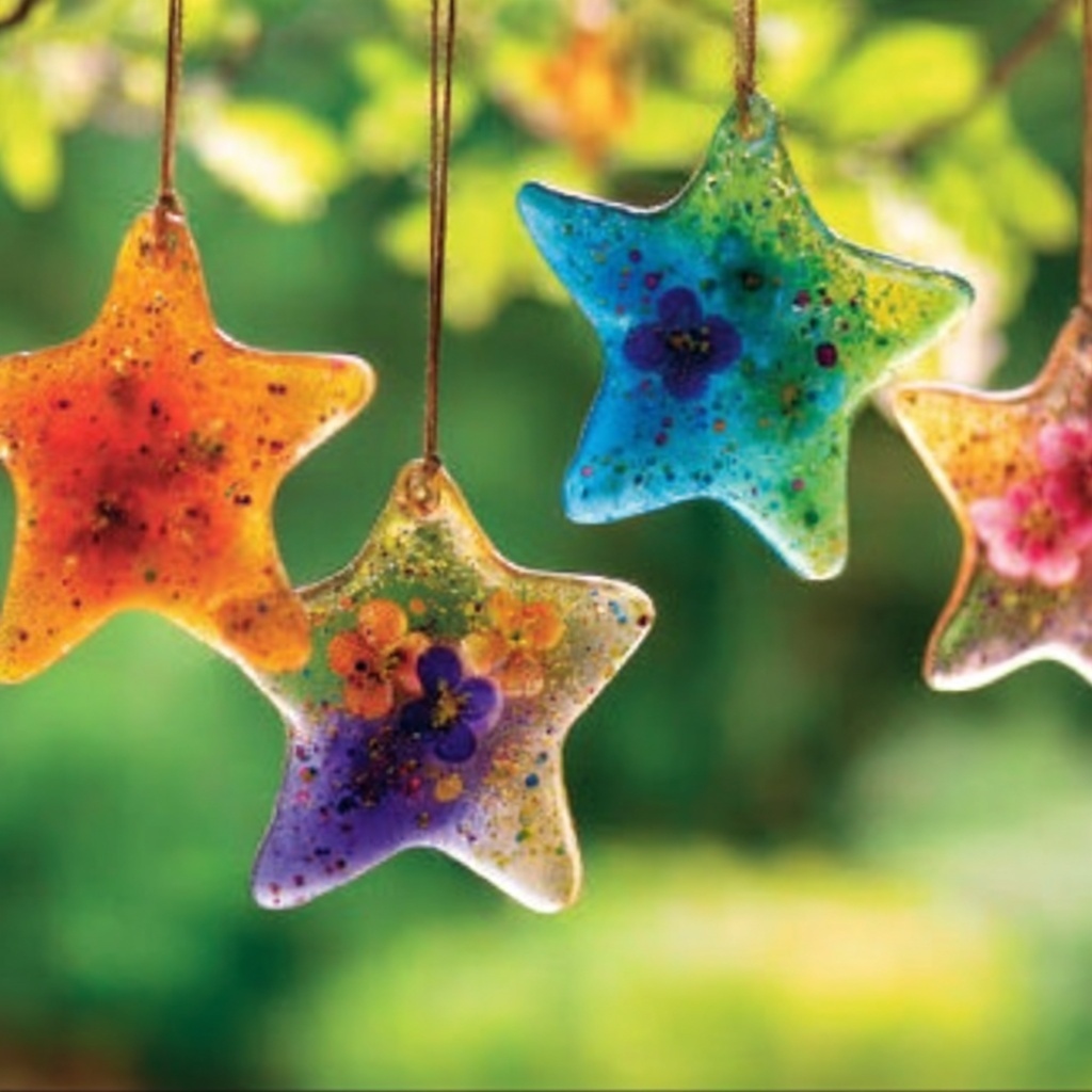 Crayon Star Sun Catchers