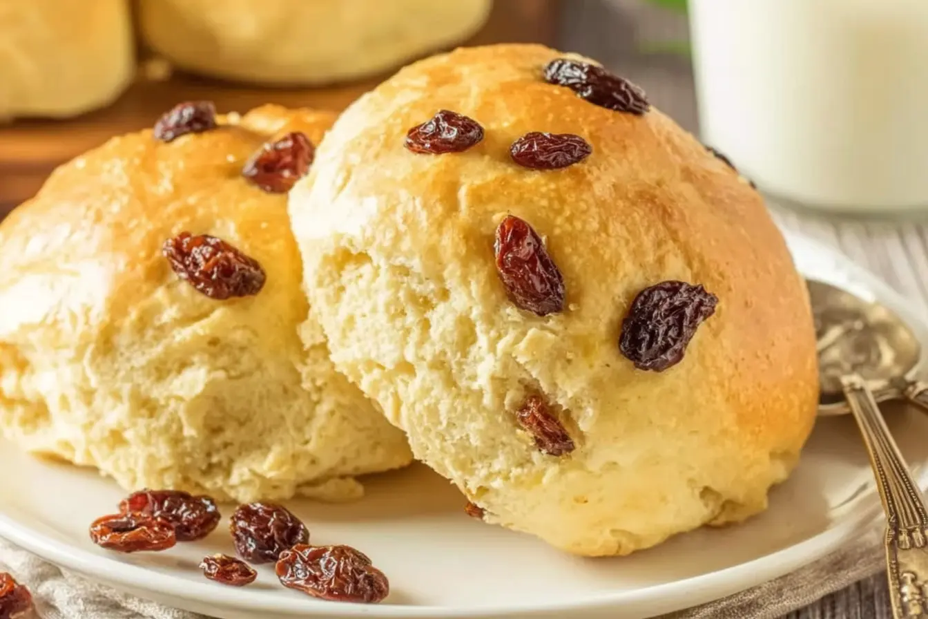 Traditional Newfoundland Raisin Tea Buns