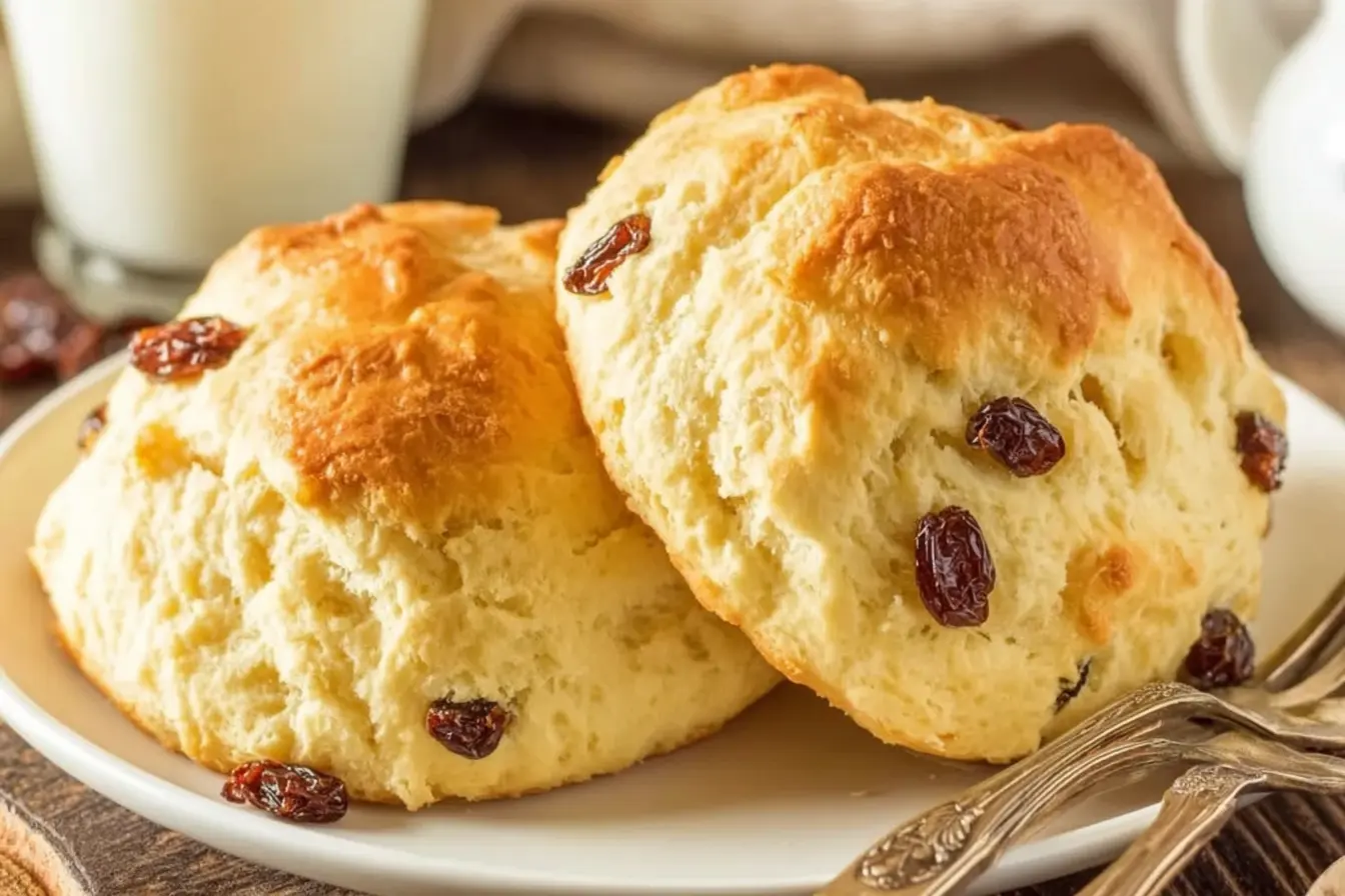 Traditional Newfoundland Raisin Tea Buns