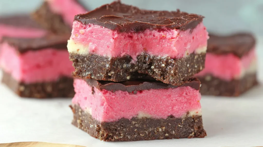 Raspberry Nanaimo Bars Recipe Ingredients & Tools