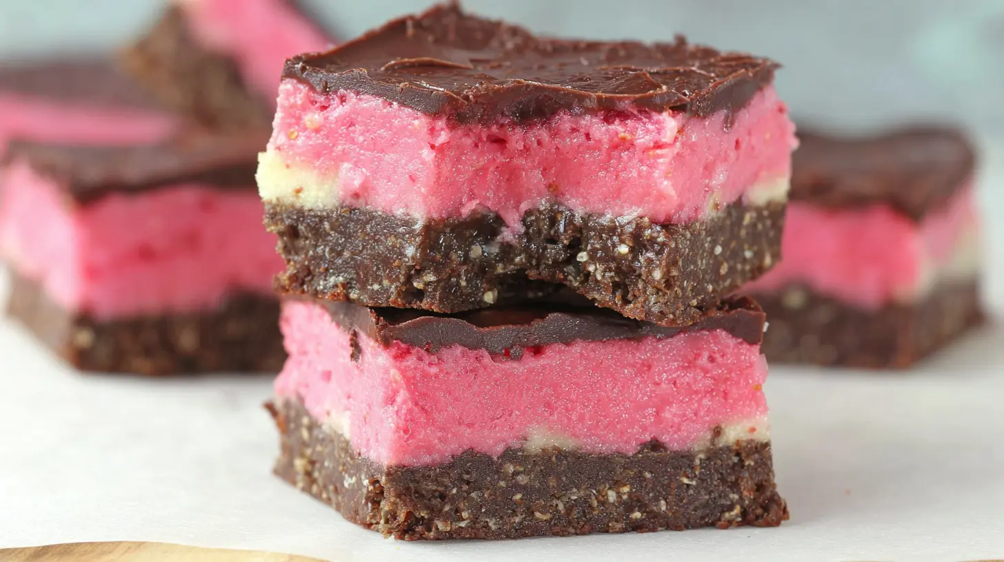 Raspberry Nanaimo Bars Recipe Ingredients & Tools