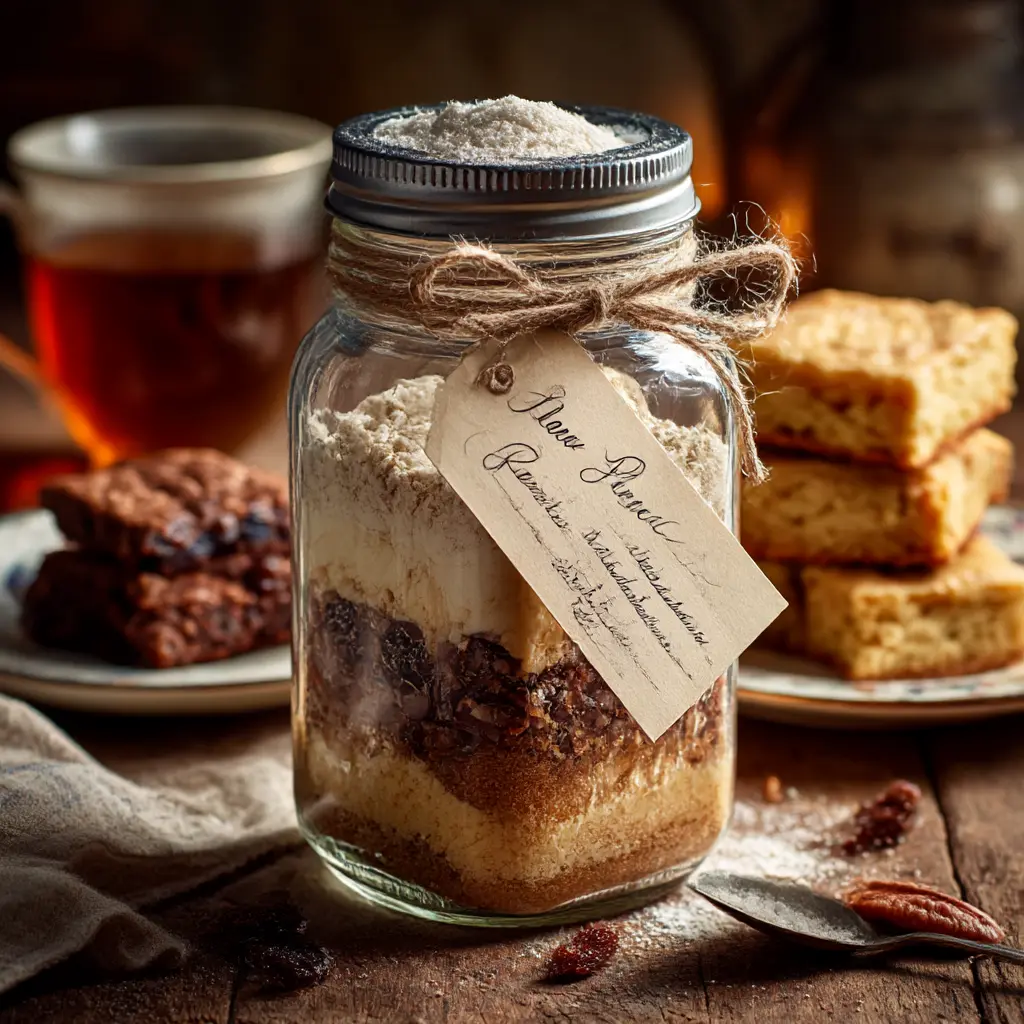 DIY Butter Tart Square Kit (In a Jar)