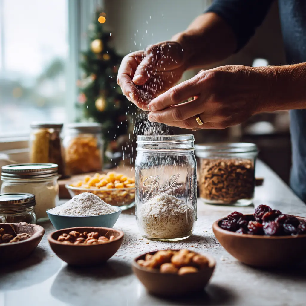 DIY Butter Tart Square Kit (In a Jar)