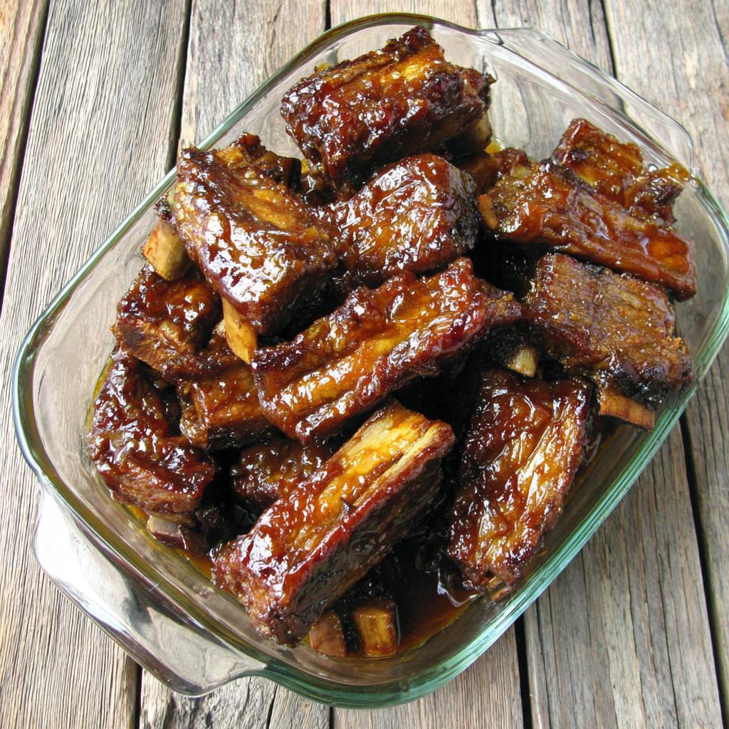 Traditional Canadian Sweet and Sour Ribs