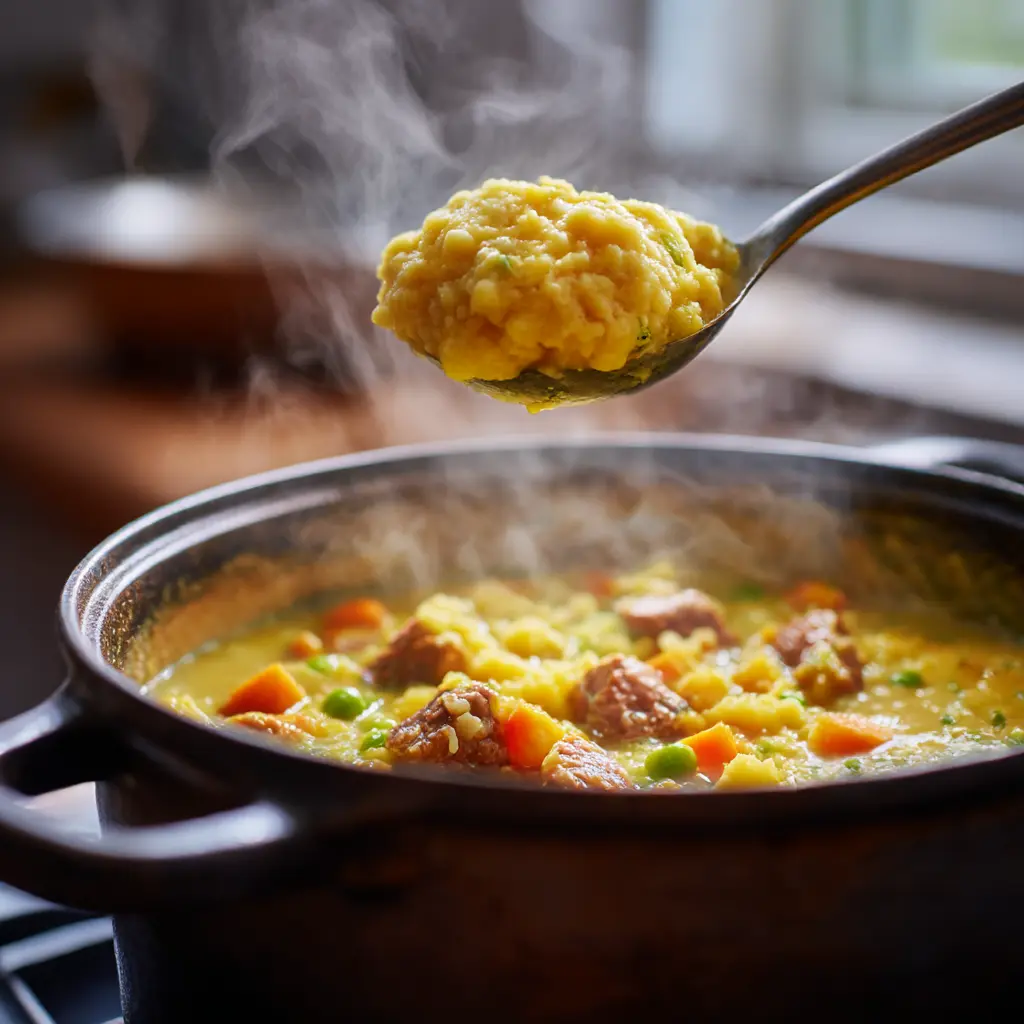 Newfoundland Pea Soup with Doughboys
