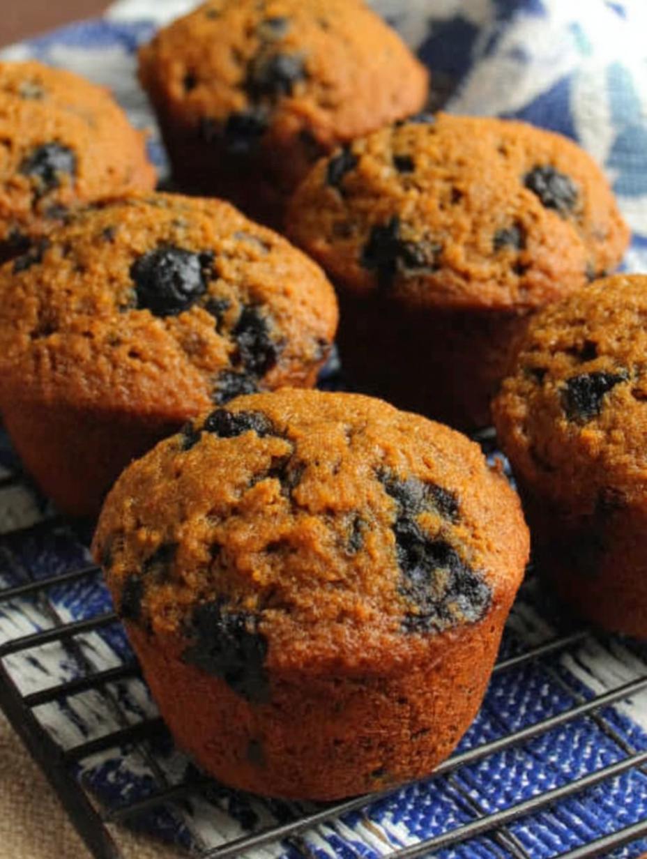 Blueberry Molasses Muffins