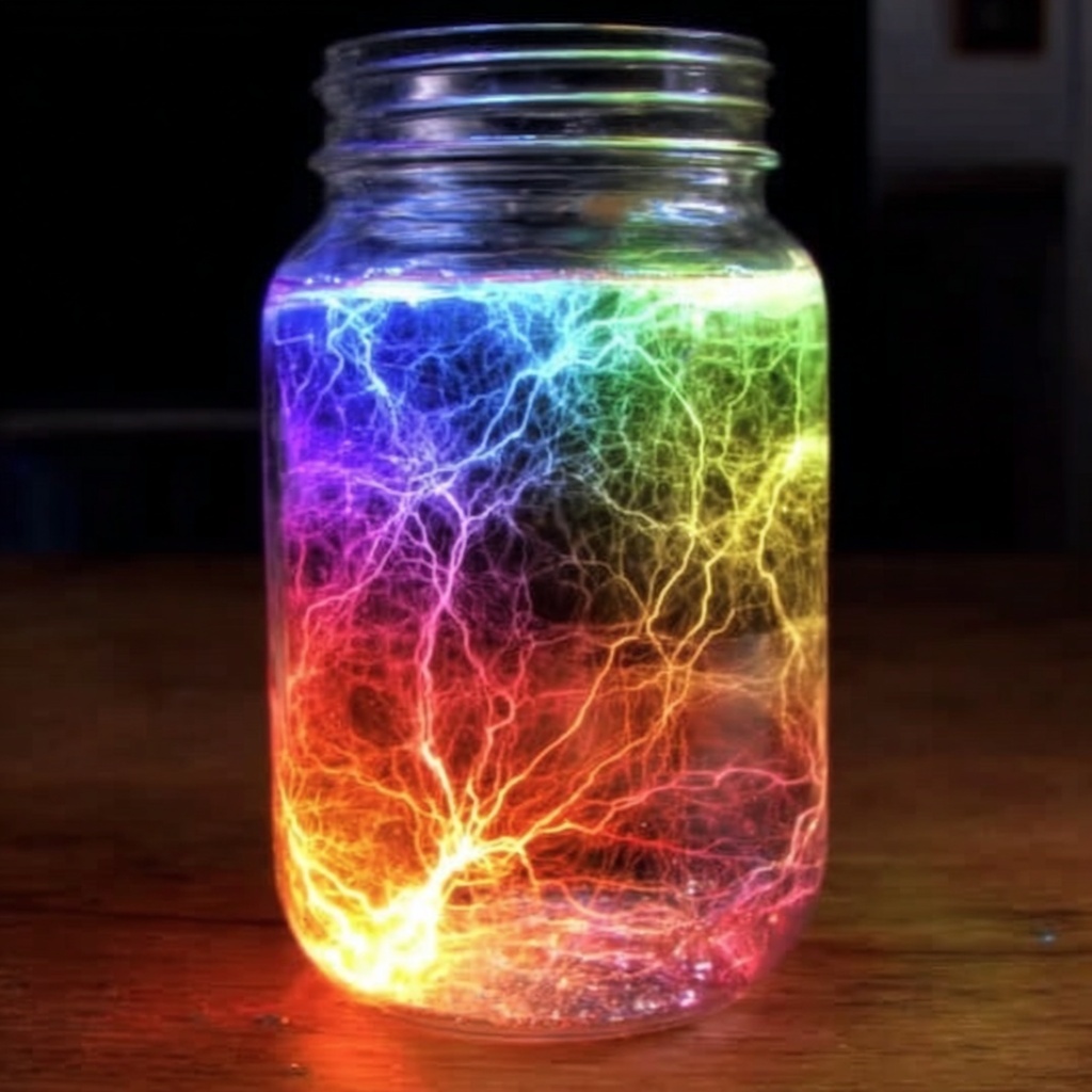 DIY FLASH FLOOD RAINBOW JAR