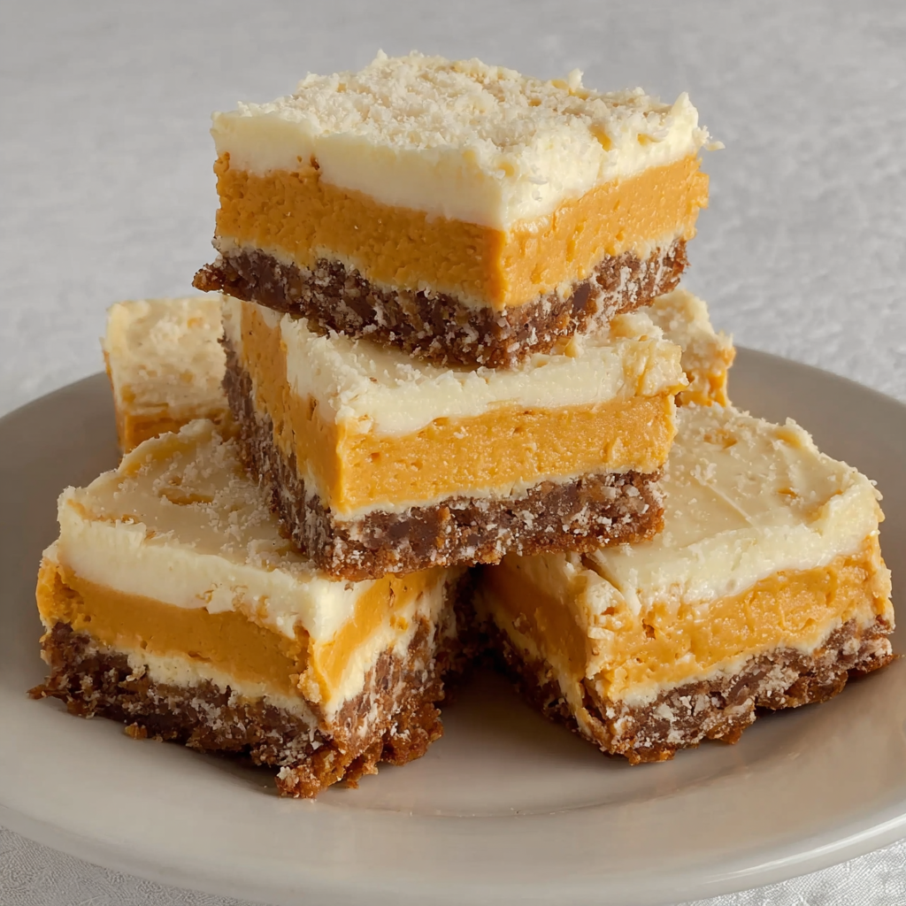Pumpkin Spice Nanaimo Bars