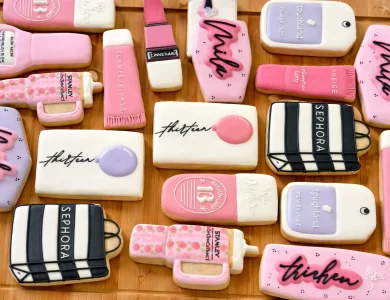 Main image of Birthday cookies with makeup theme