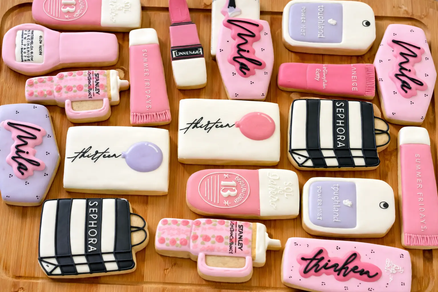 Main image of Birthday cookies with makeup theme