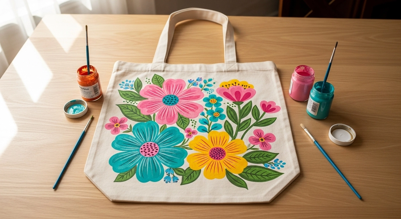 Main image of DIY Custom Canvas Tote Art