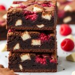 White Chocolate Raspberry Swirl Brownies