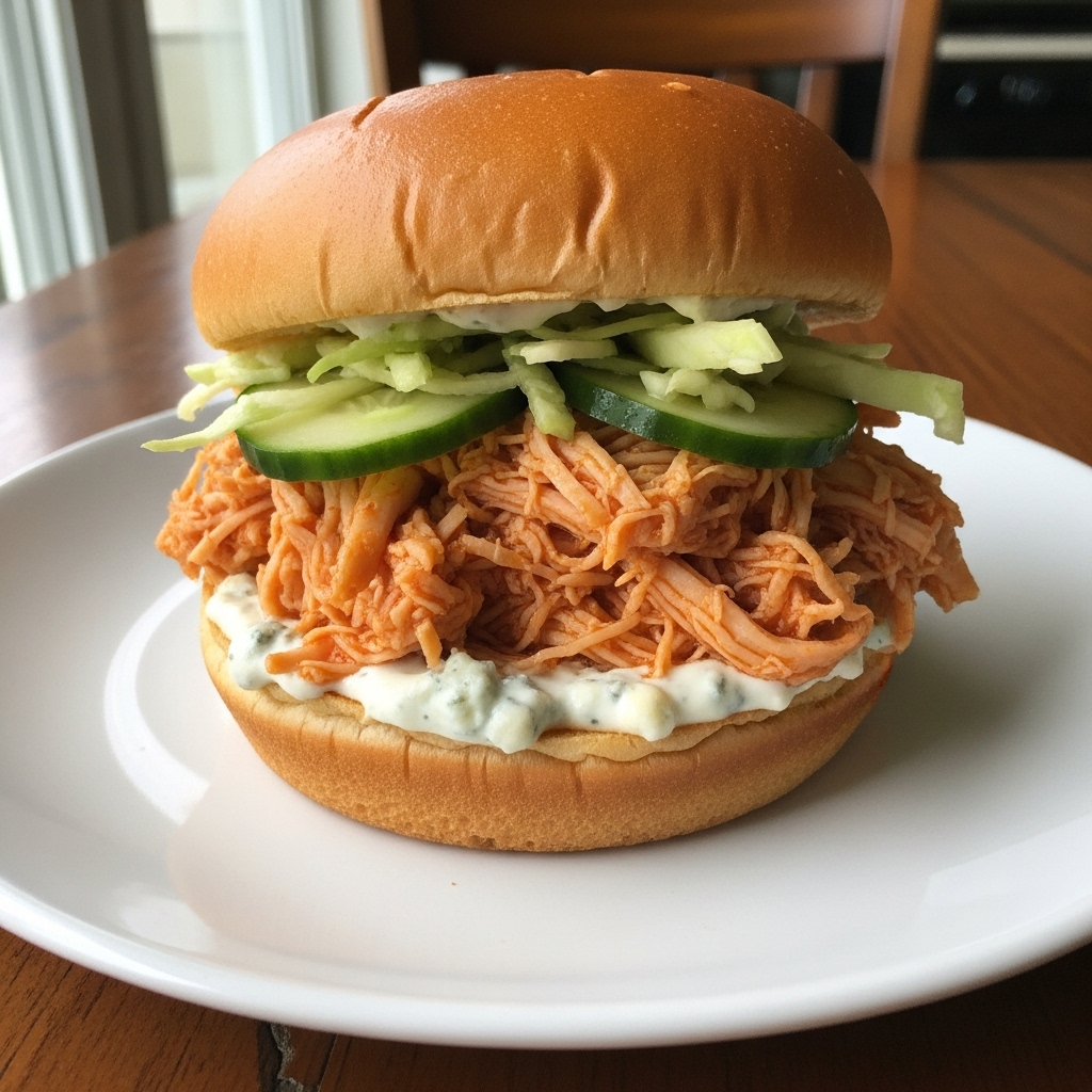 Shredded Buffalo Chicken Sandwich