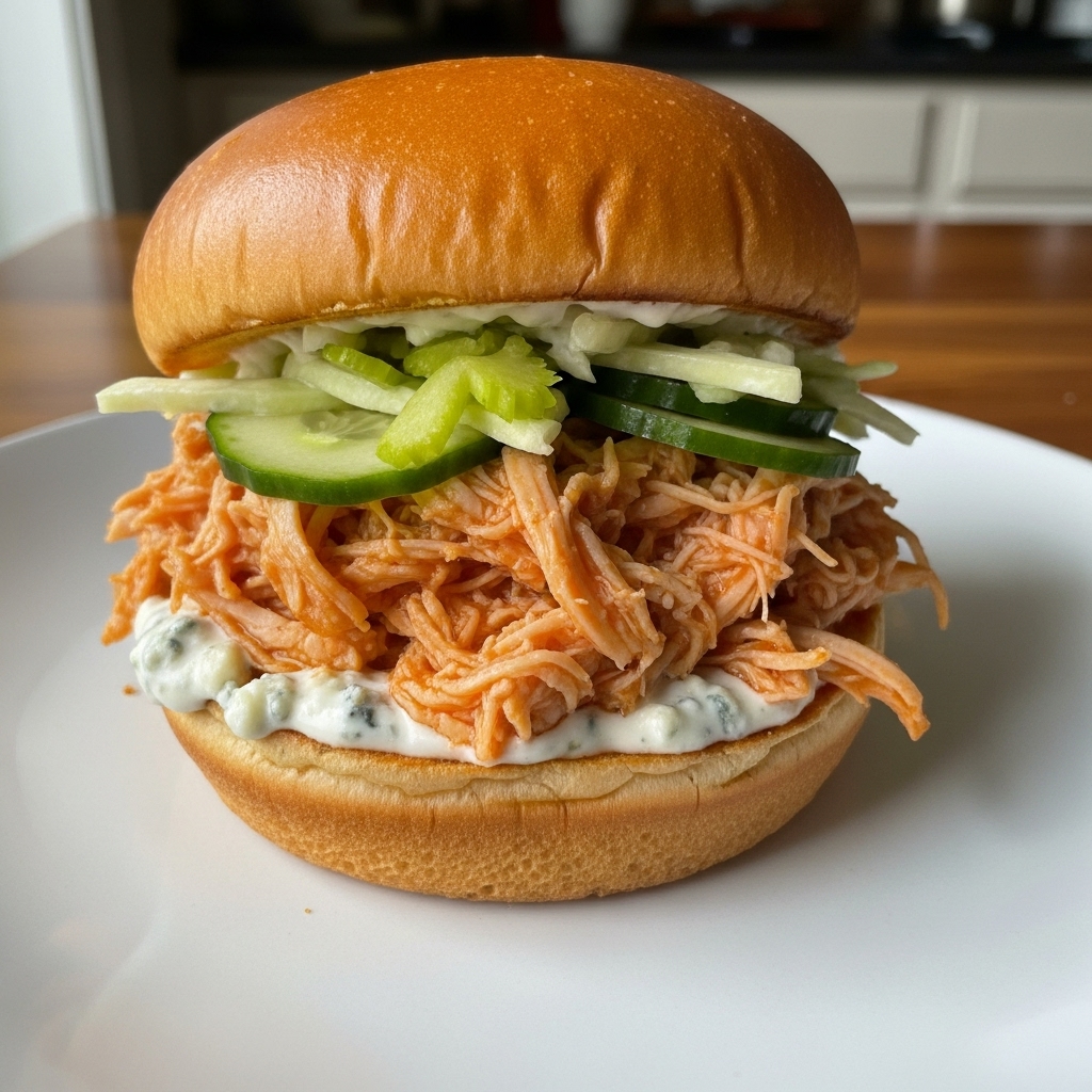Shredded Buffalo Chicken Sandwich 