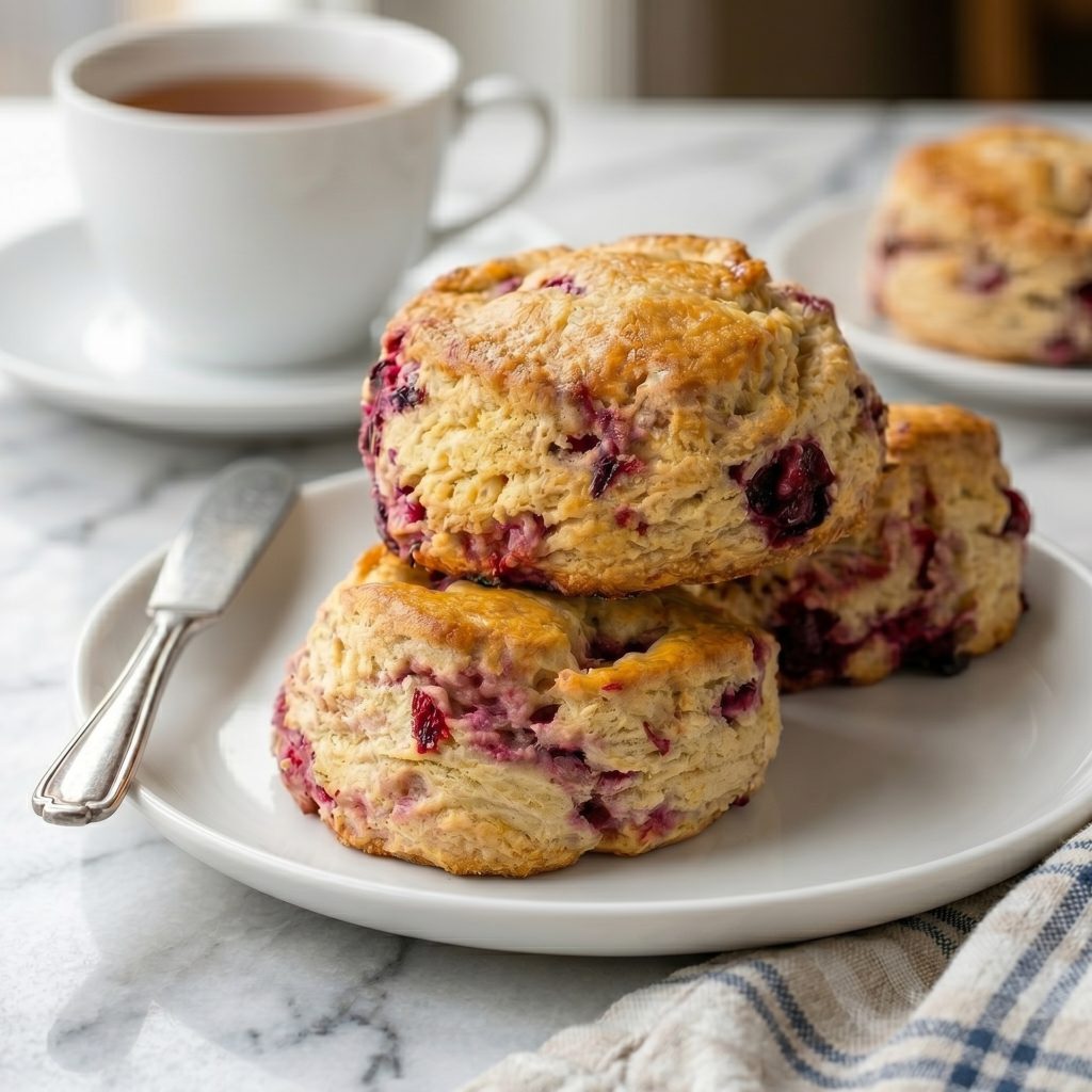 Cranberry Scones (Buttery, Tender Tea-Time Favorite)