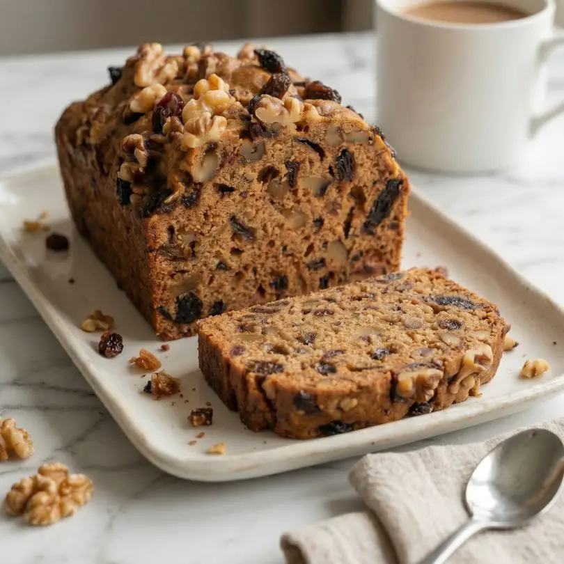 Date Walnut Loaf (Moist, Rich & Naturally Sweet)