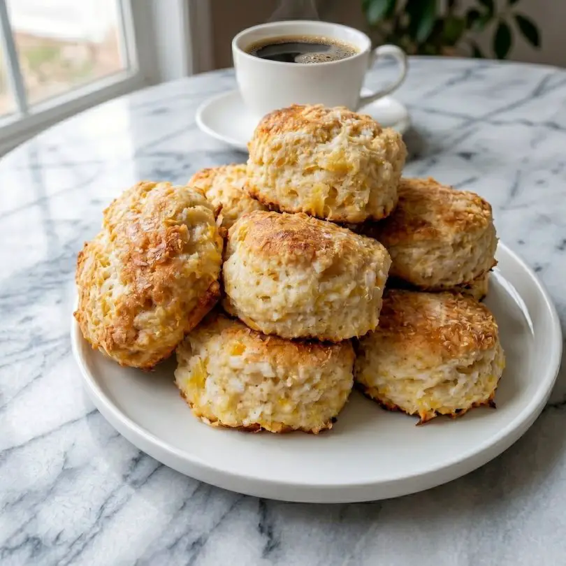 Newfoundland Pineapple Coconut Tea Buns (Soft, Sweet & Tropical Twist)