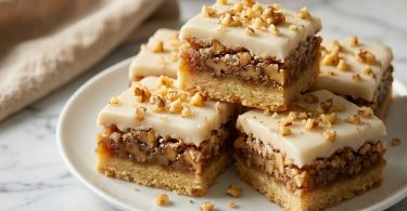 Newfoundland Walnut Squares (Buttery, Sweet & Classic Dessert Bars)