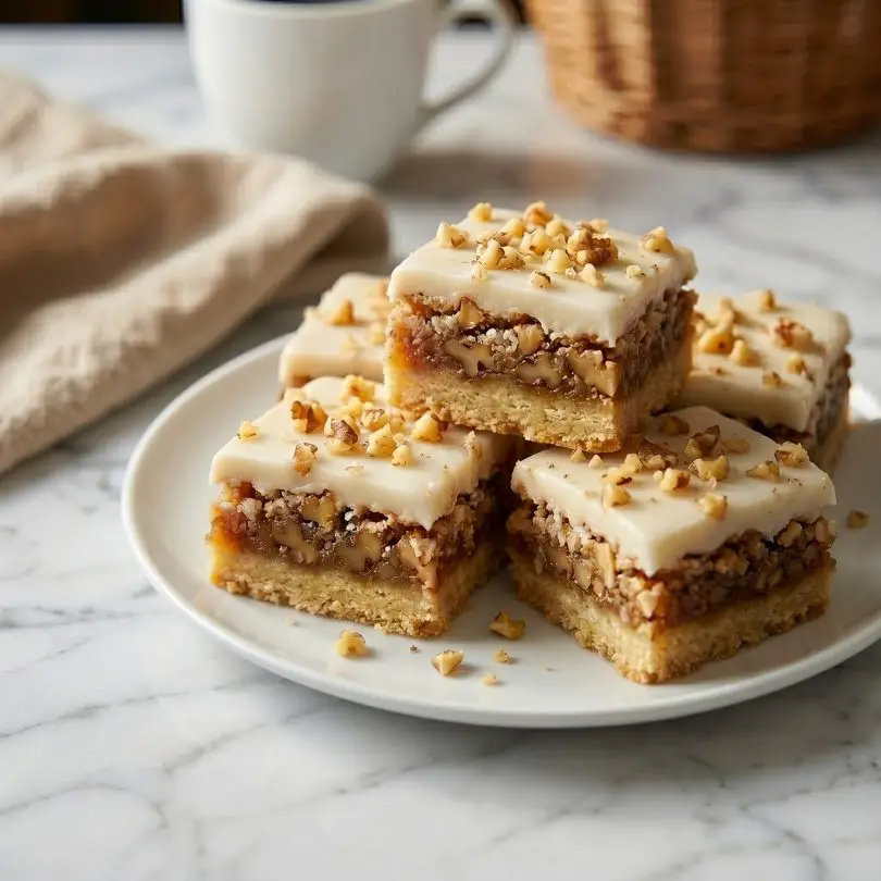 Newfoundland Walnut Squares (Buttery, Sweet & Classic Dessert Bars)