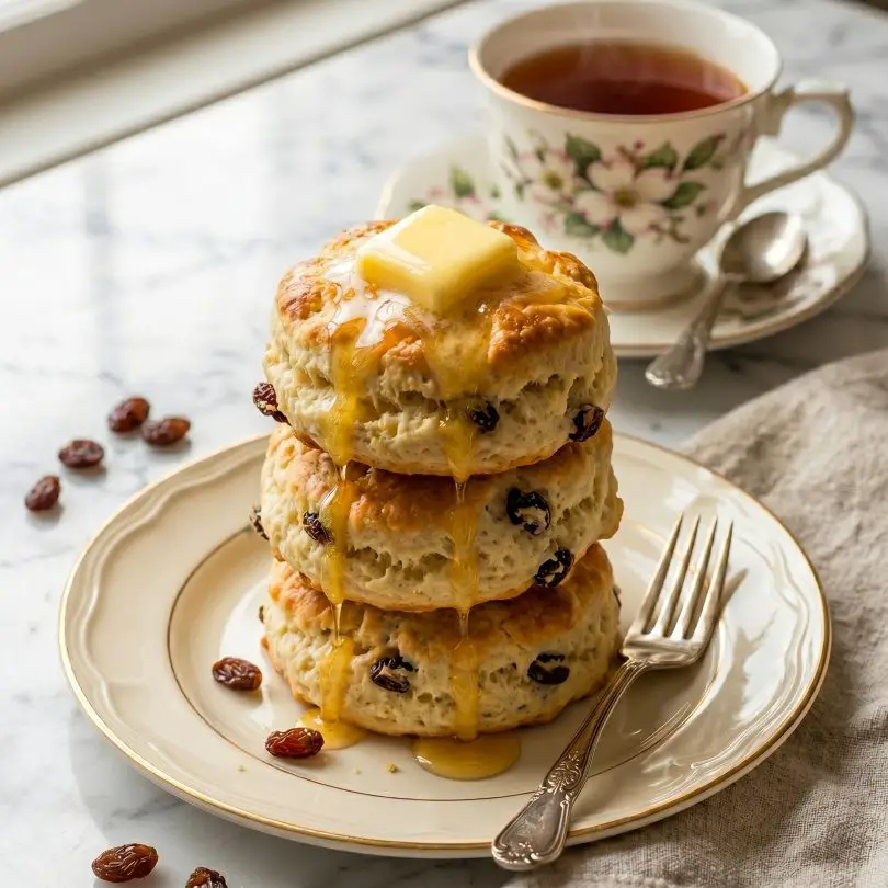 Newfoundland Raisin Tea Buns (Soft, Buttery Tea-Time Classic)
