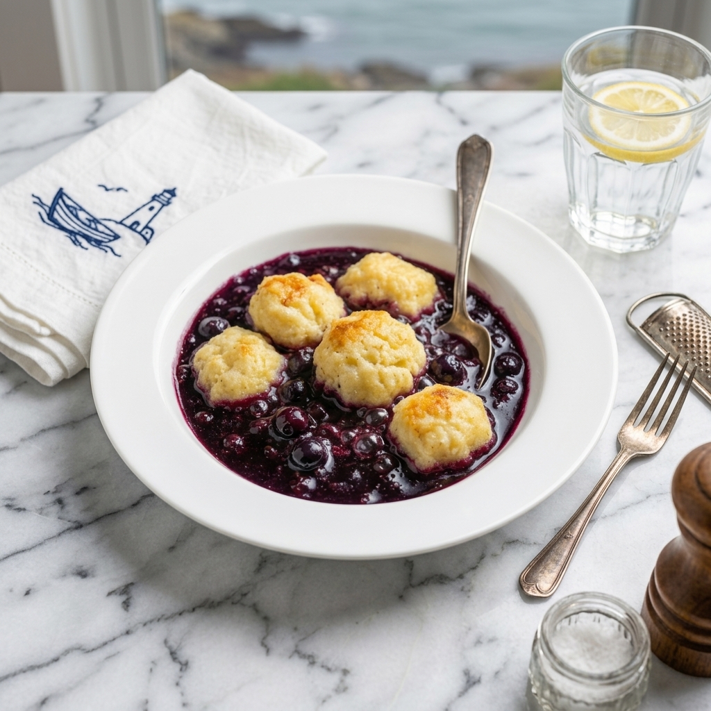 Nova Scotia Blueberry Grunt (Classic East Coast Dessert)