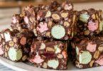Rocky Road Everything Squares (No-Bake Chocolate Treat)