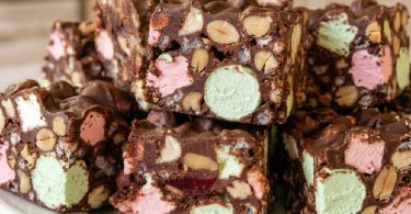 Rocky Road Everything Squares (No-Bake Chocolate Treat)