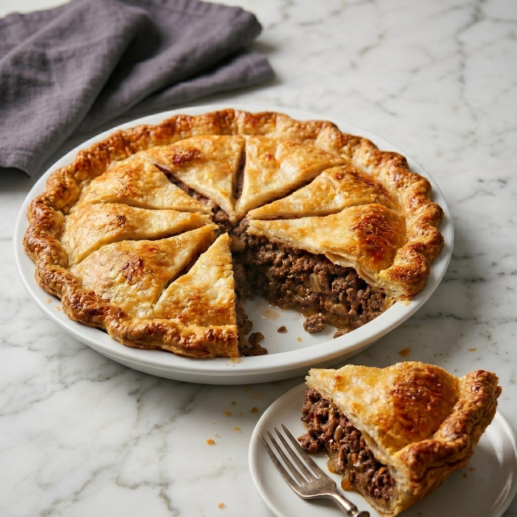 Old Acadian-Style Tourtière (Traditional Meat Pie)