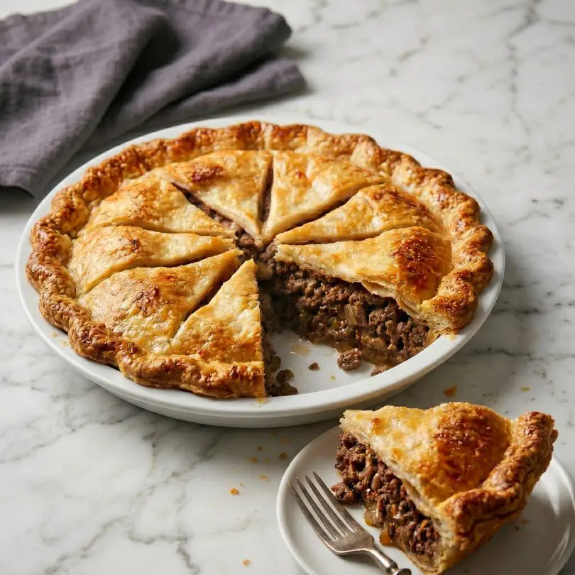 Old Acadian-Style Tourtière (Traditional Meat Pie)