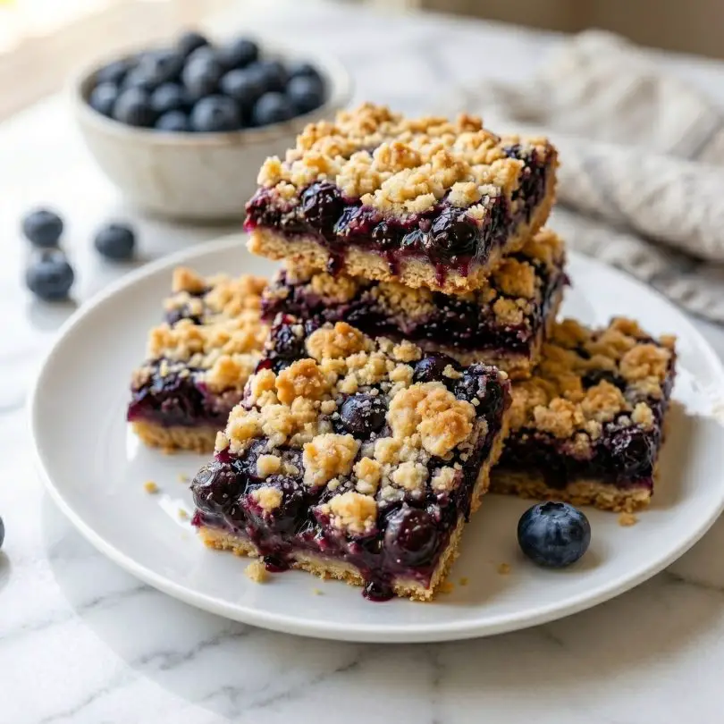 Blueberry Crumb Bars (Buttery, Juicy & Irresistible)