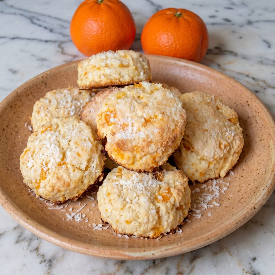 Mandarin Orange Coconut Tea Buns (Soft, Sweet & Tropical)