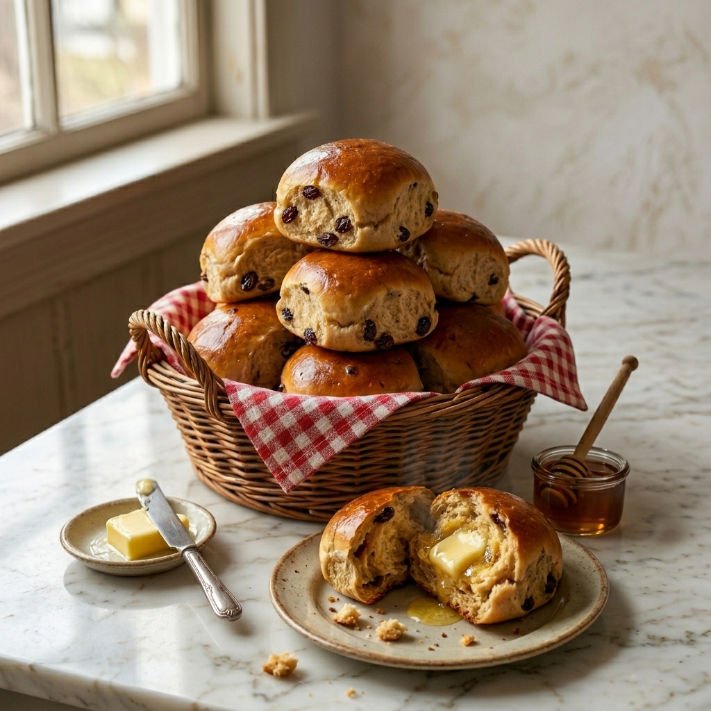 Newfoundland Molasses Raisin Tea Buns (Soft, Cozy & Old-Fashioned)