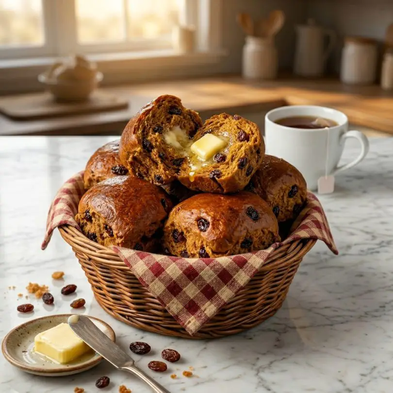 Newfoundland Molasses Raisin Tea Buns (Warm, Cozy & Full of Memories)