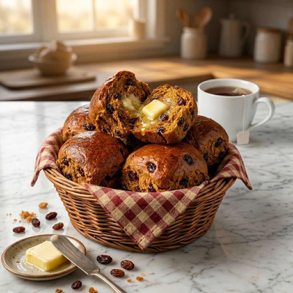 Newfoundland Molasses Raisin Tea Buns (Warm, Cozy & Full of Memories)