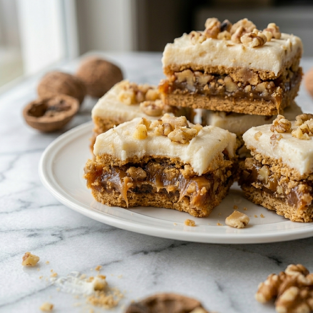 Walnut Oh Henry Bars (Rich, Nutty & No-Bake Classic)