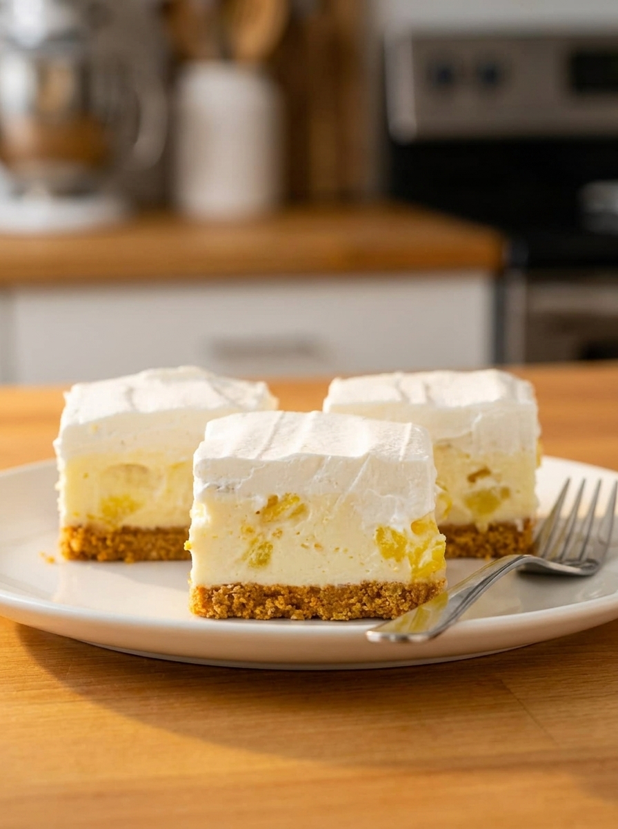 No-Bake Pineapple Squares