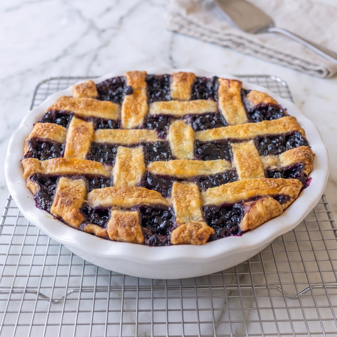 The Best Blueberry Pie Recipe – Flaky Homemade Crust with Juicy Blueberry Filling