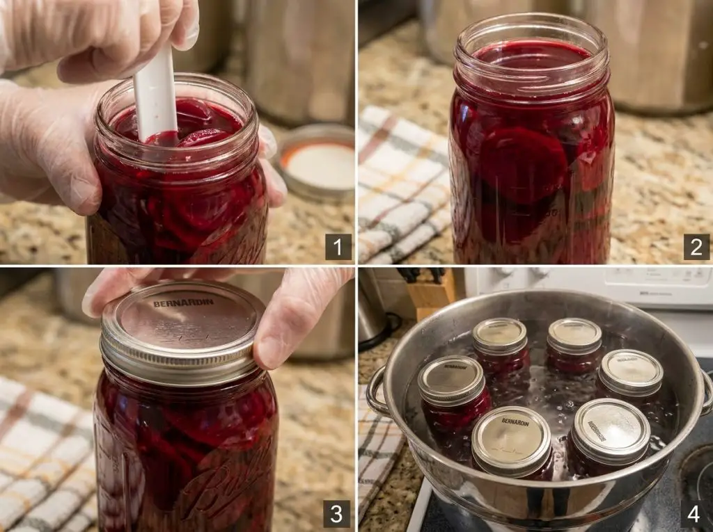 Canning pickled beets steps
