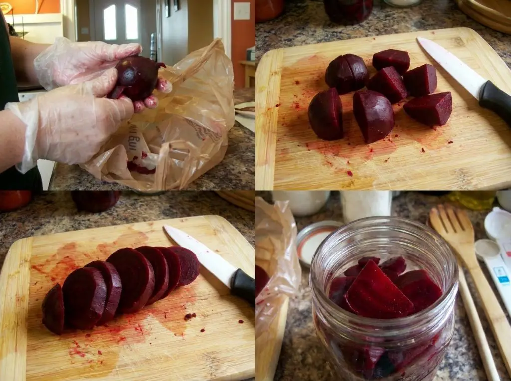 Peel and Cut the Beets